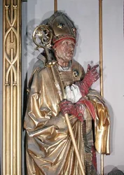St. Augustinus, vom Isenheimer Altar, ca. 1490